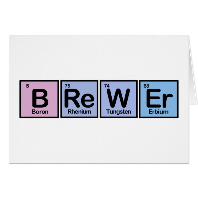 Brewer made of Elements (Front Horizontal)