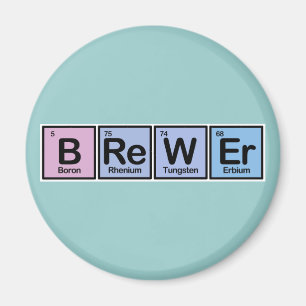 Brewer made of Elements Magnet