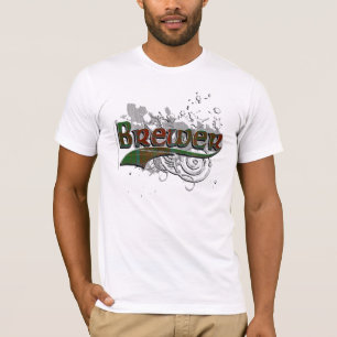 Brewer Tartan Grunge T-Shirt