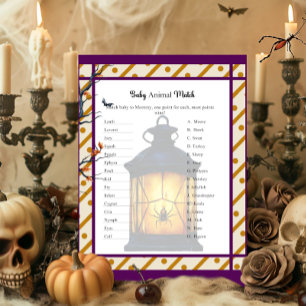 Brewing A Baby_ Baby Animal Match Letterhead