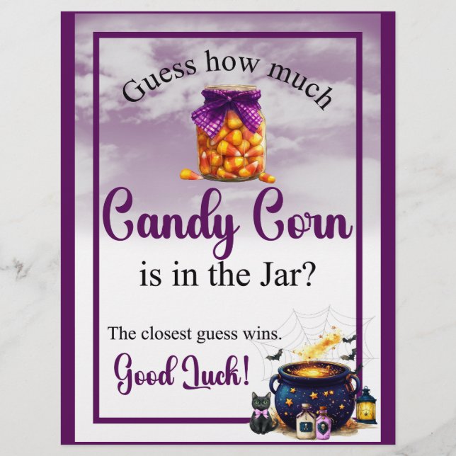 Brewing A Baby _ Candy corn Hunt Letterhead (Front)