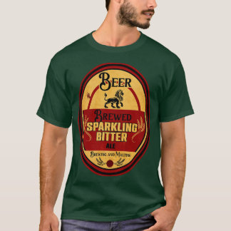 Brewing Beer Vintage Label T-Shirt