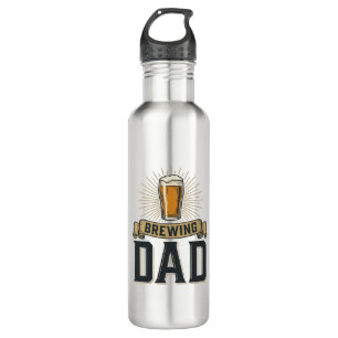Brewing Dad Beer Vintage Engraving Shirt Design_1 710 Ml Water Bottle