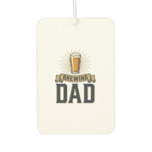 Brewing Dad Beer Vintage Engraving Shirt Design_1 Air Freshener