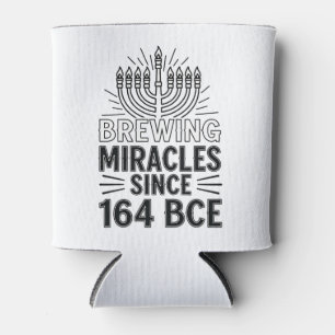 Brewing Miracles Since 164 BCE Hanukkah Jewish Can Cooler