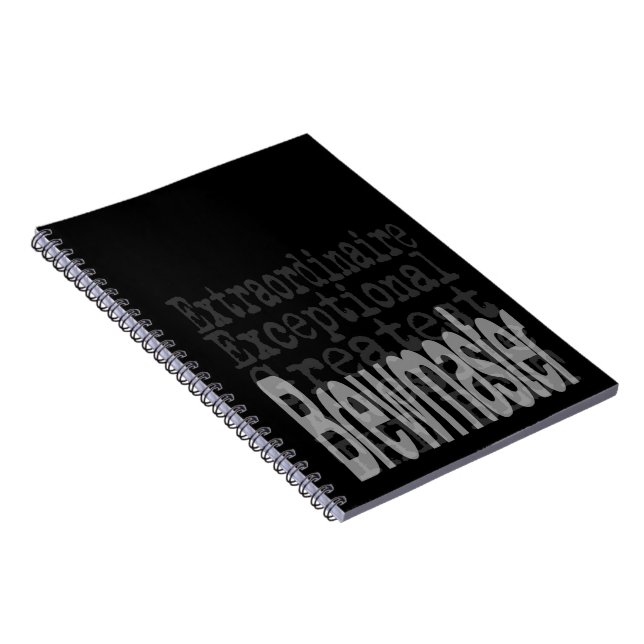 Brewmaster Extraordinaire CUSTOM Notebook (Right Side)