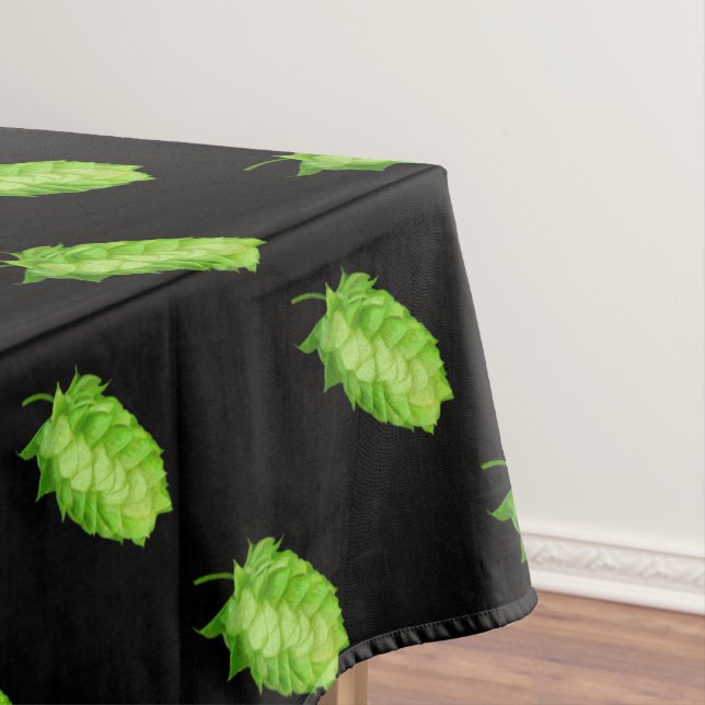 Brewmaster's Table: Hops Tablecloth (In Situ)