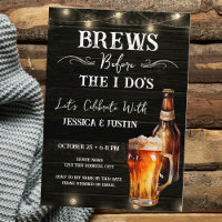 Brews before I do Casual Before Wedding Gathering