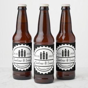 Brews Before I Do's Beer Bottle Cap Beer Bottle Label