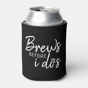 Brews Before I Do's Co-Ed Wedding Shower Can Cooler