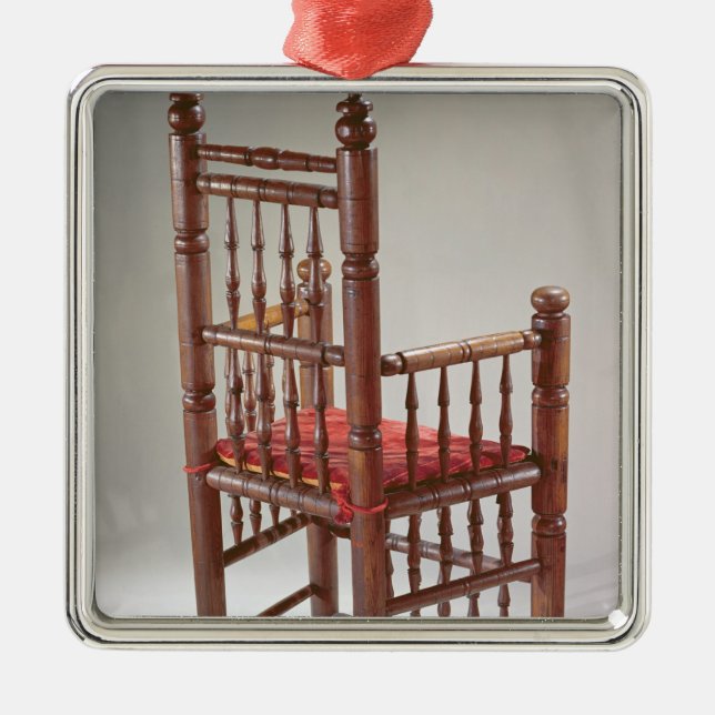 Brewster Chair Metal Ornament (Front)
