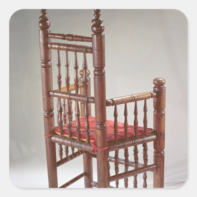 Brewster Chair Square Sticker (Front)