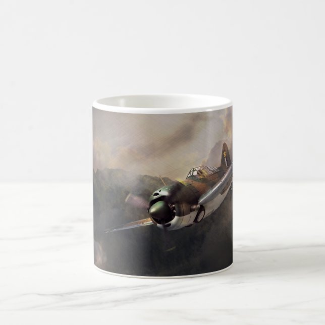 "Brewster F2A Buffalo"mug Coffee Mug (Center)