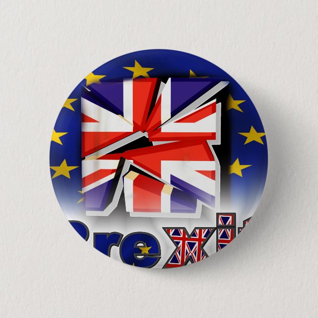 brexit 2 inch round button (Front)