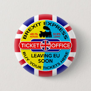 Brexit 2 Inch Round Button