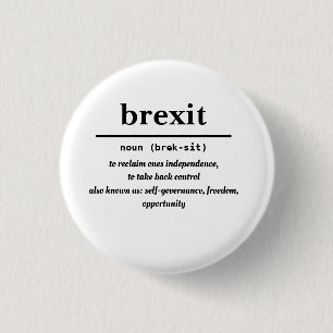 brexit badge 1 inch round button