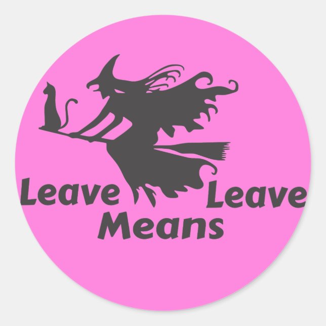 brexit classic round sticker (Front)