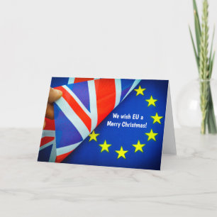 Brexit memorabilia for a major event UK leaves EU Card