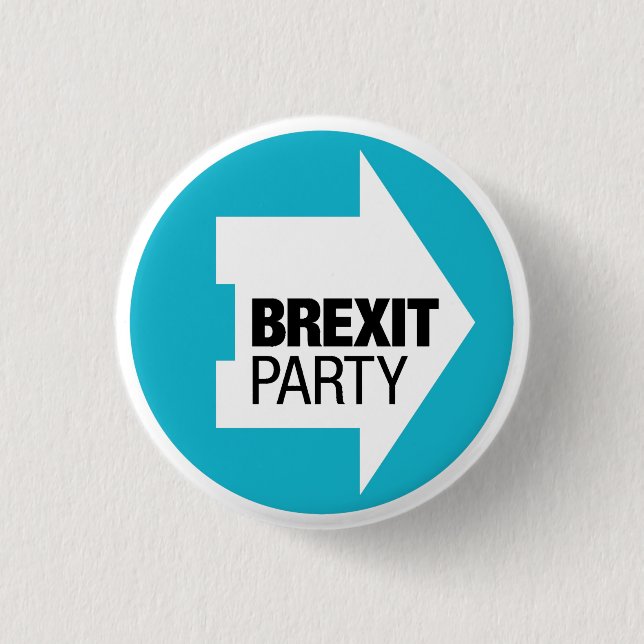 Brexit Party Leave Means Leave Brexit Means Brexit 1 Inch Round Button (Front)