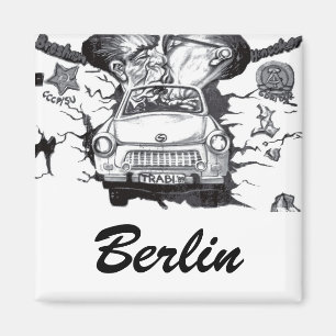 Brezhnev & Honecker,East Side Gallery, Berlin Wall Magnet