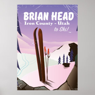 Brian Head, comté d'Iron Utah, États-Unis Affiche