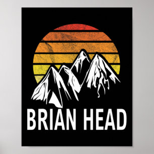 Brian Head Iron County Utah Usa Ski Resort Snowboa Poster