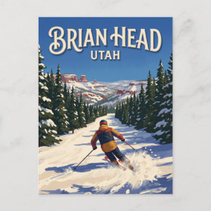 Brian Head Resort Utah Postcard