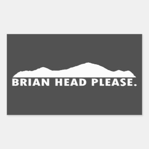 Brian Head Utah Please Sticker