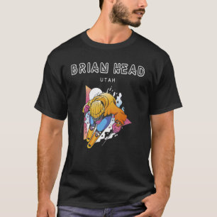 Brian Head Utah USA Retro Ski T-Shirt