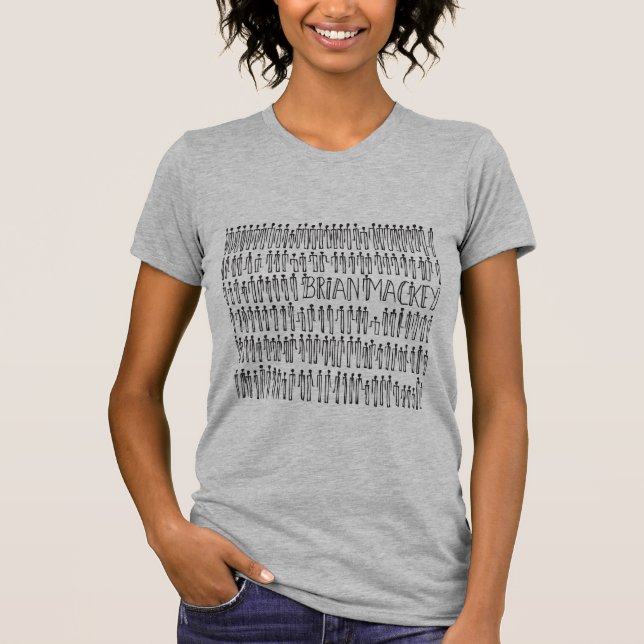 Brian Mackey *Paper Clip People* Tee (Front)