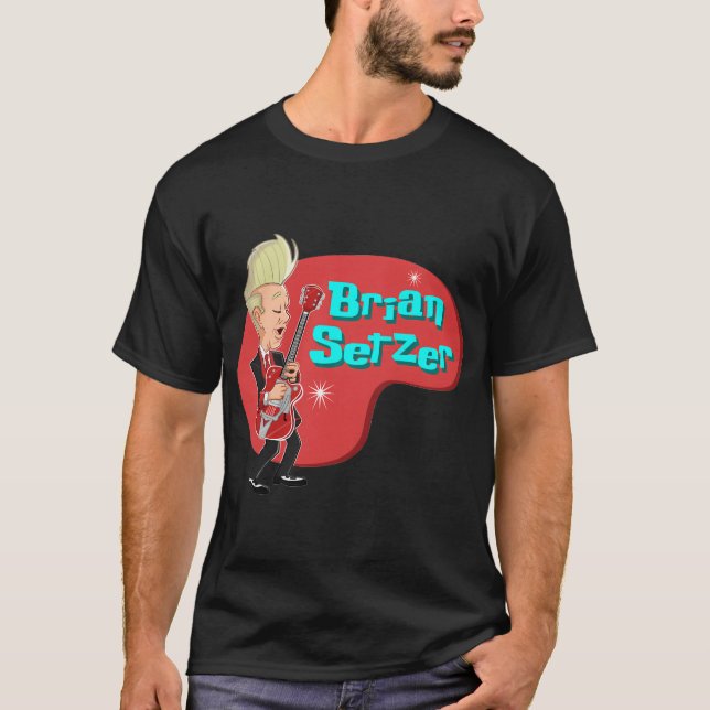 Brian Setzer T-Shirt (Front)