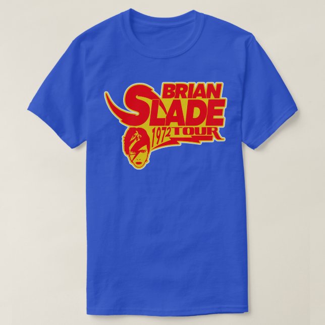 Brian Slade 1972 Tour T-Shirt (Design Front)