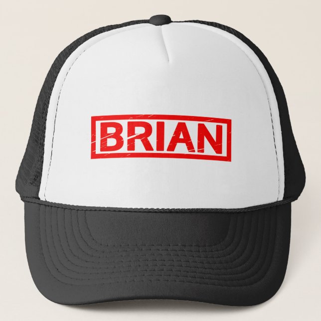 Brian Stamp Trucker Hat (Front)