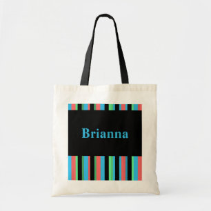 Brianna Pretty Striped Tote Bag
