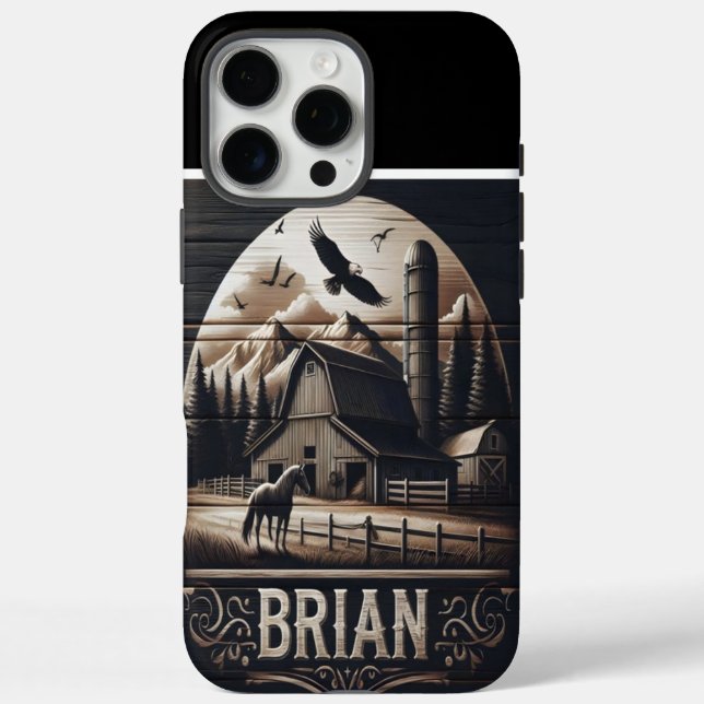 Brian's Mountain Farm Case-Mate iPhone Case (Back)