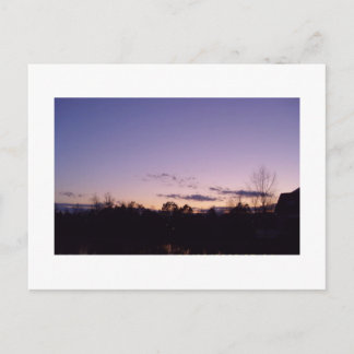 Briar Creek Sunset Raleigh North Carolina Postcard