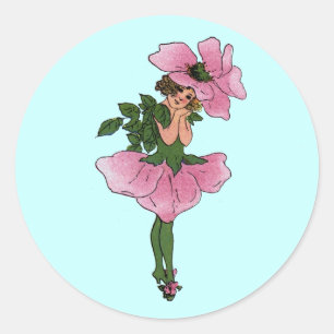 Briar-Rose Classic Round Sticker