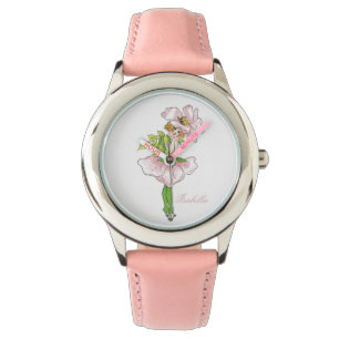 Briar Rose Cute Flower Child Floral Funny Girl Watch