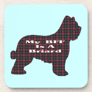 Briard BFF Coaster