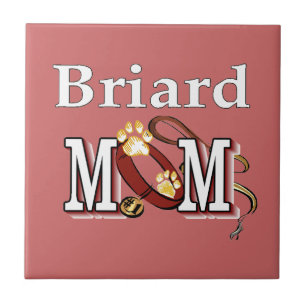 Briard Dog MOM Tile