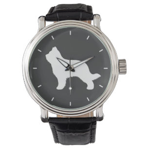 Briard Dog Silhouette Watch