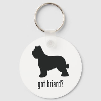 Briard Keychain