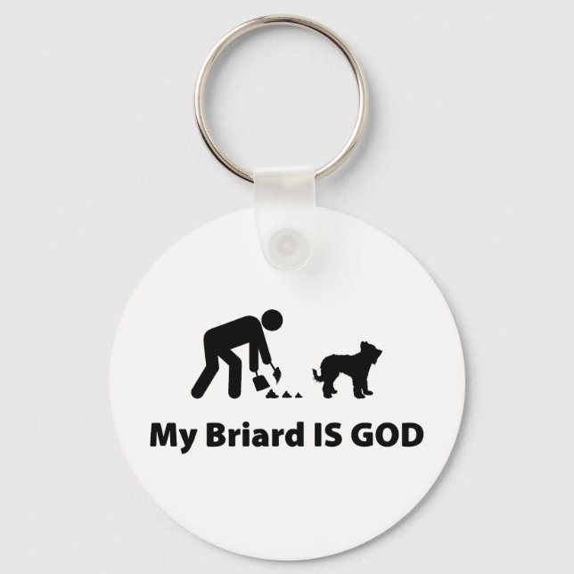 Briard Keychain (Front)