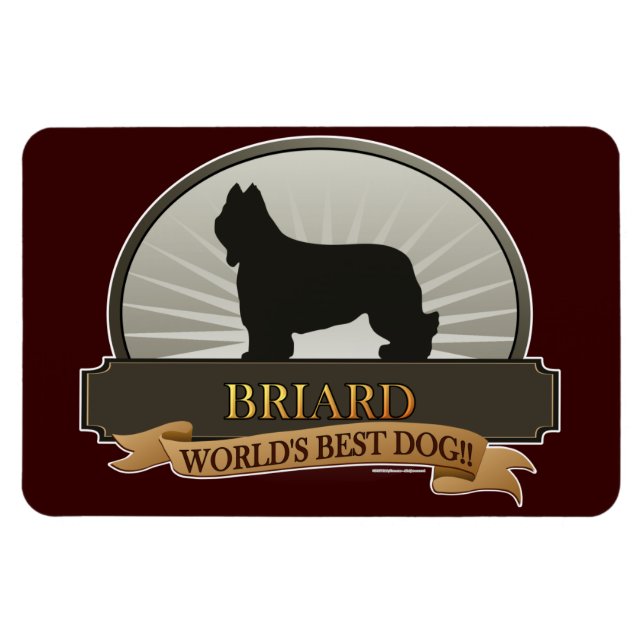 Briard Magnet (Horizontal)