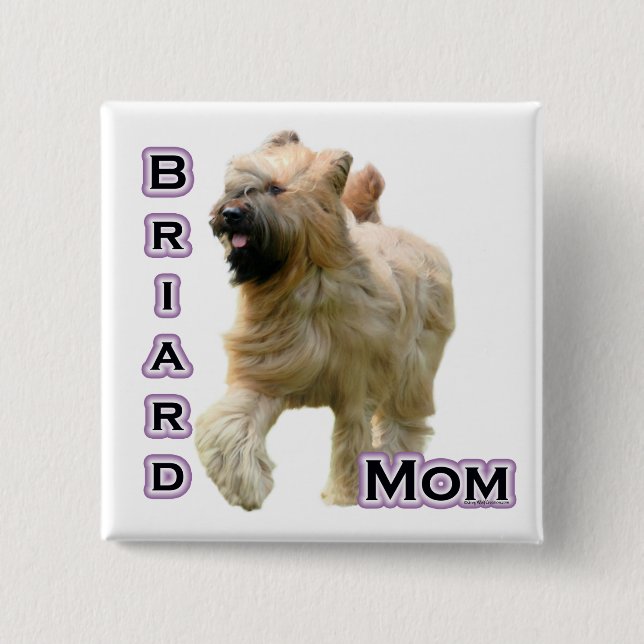Briard Mom 4 - Button (Front)