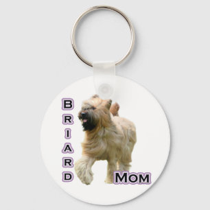 Briard Mom 4 - Keychain