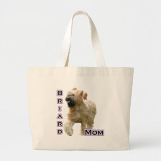 Briard Mom 4 Large Tote Bag