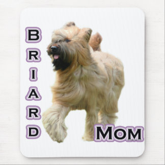 Briard Mom 4 Mouse Pad