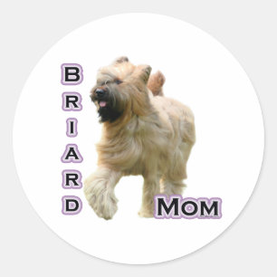 Briard Mom 4 - Sticker