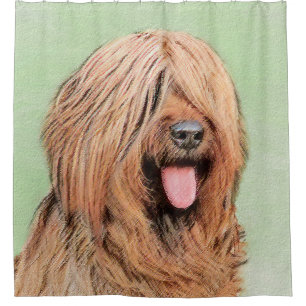 Briard Painting - Cute Original Dog Art